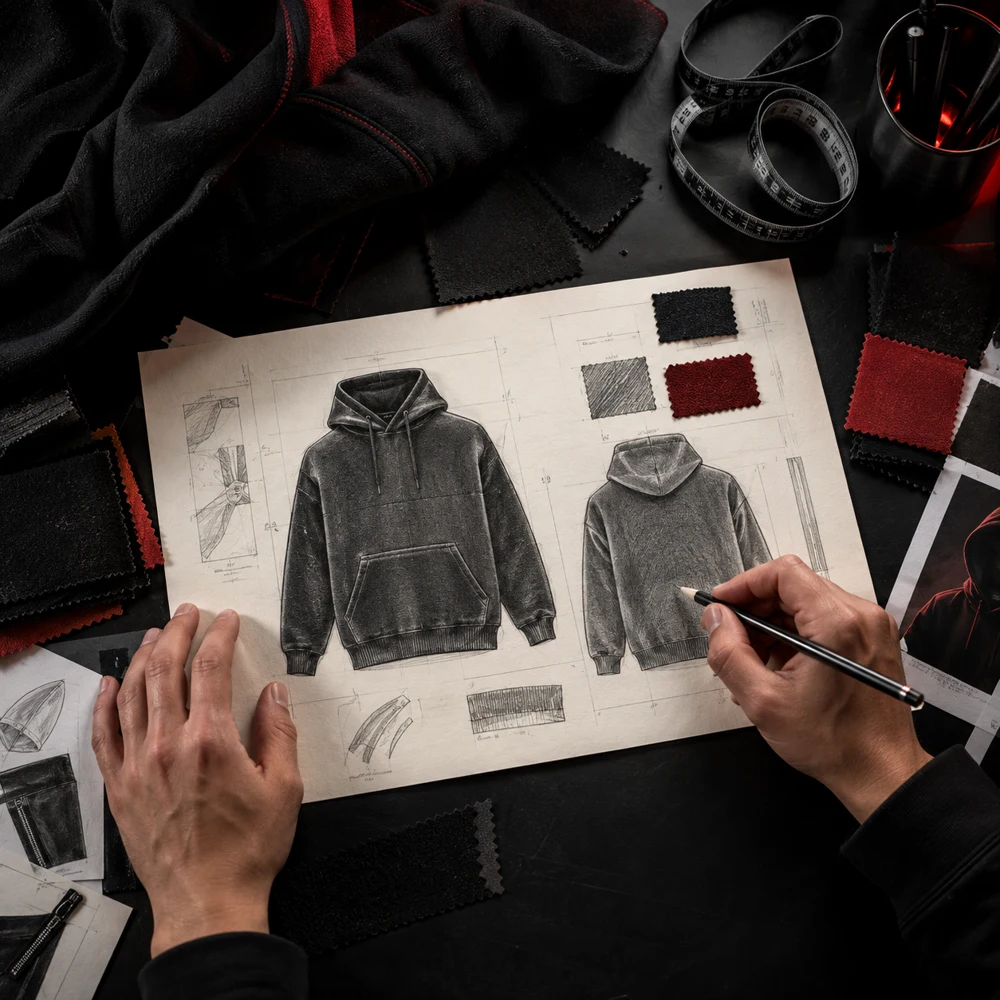 Concept & specification: technical sketch / artwork