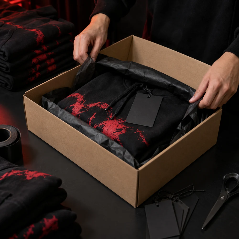 Packing & dispatch: folding / final packaging