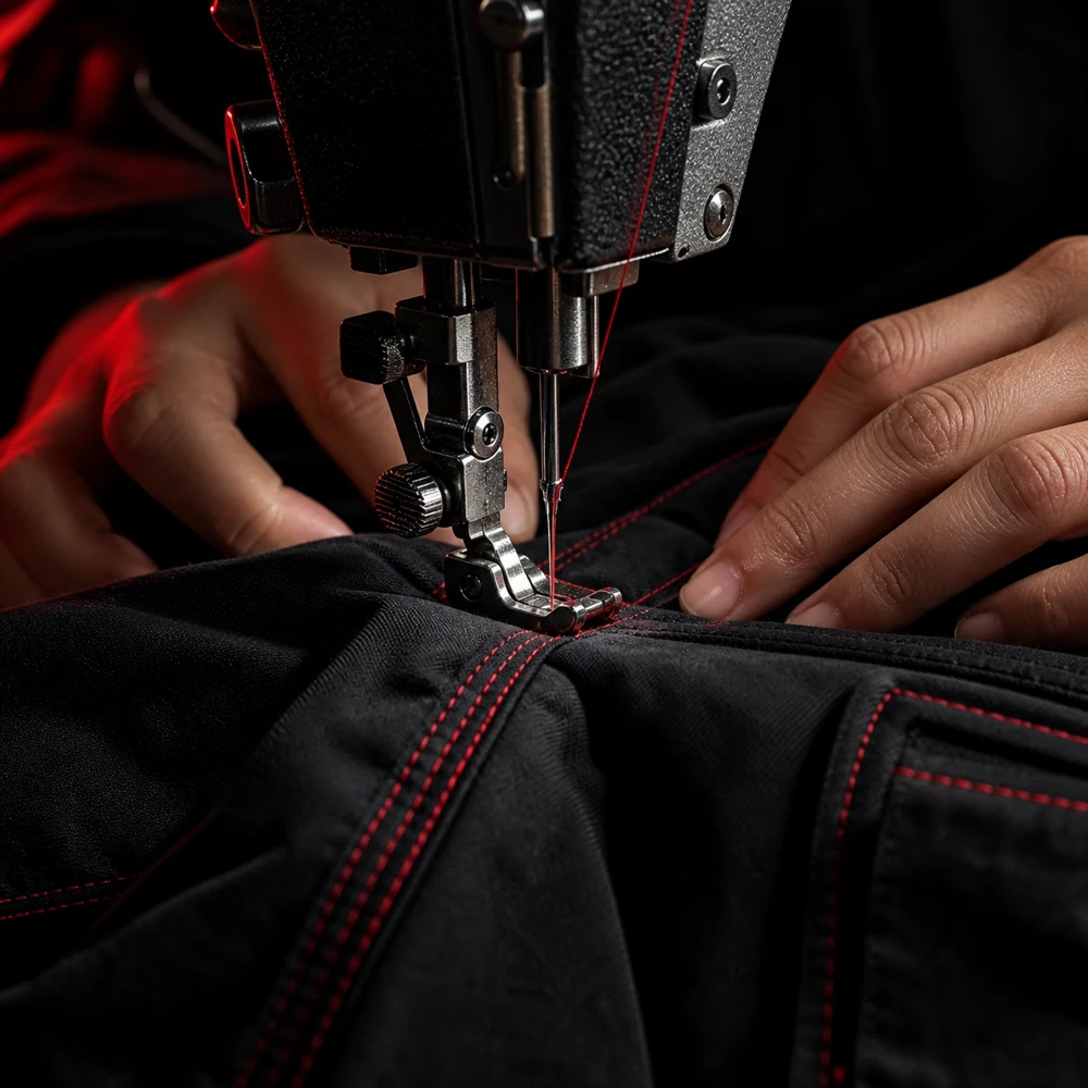 Garment production: sewing / garment construction